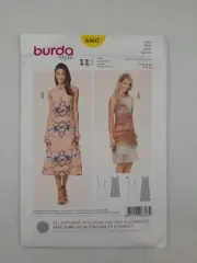Burda Sewing Pattern 6807 Women's Dress Pattern Size US 8-20 EUR 34-46 NEW