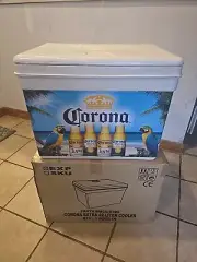 Corona Extra Beach Beer Cooler - Parrot Tropical Island 42 Liter Cooler HTF RARE
