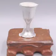 Fine Silver 999 Pure Silver Wine Cup Matte Finish Goblet Small Wine Sets Gift