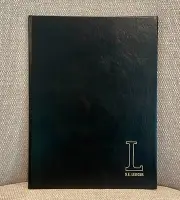 Wilson Jones SE Ledger 80 Pages #74115 Single Entry Ledger Black
