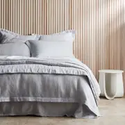 Sheridan Abbotson Linen Bed Cover in Silver/Grey @Sheridan Rewards