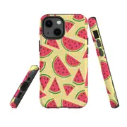 For Apple iPhone 13 mini Case, Armour Back Cover, Watermelons