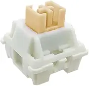 Outemu Cream Pro Switch, 5Pin Pre-Lubed Linear/Silent/Clicky Switch for Custom Mechanical Keyboard (Color : Silent Cream Yellow, Size : 110PCS)