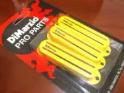 NEW - DiMarzio USA MADE DM2002 Fast Track Pickup Covers (3) - YELLOW