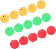 Alasum 15Pcs Fishing Float Balls High Visibility Buoys for Float Fishing and Lure Fishing Bright Colors Fishing Lightweight and Durable Floating Tools for Anglers