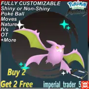 Pokémon Legends Arceus ✨ Shiny Alpha Crobat ✨ W/ Best 6IV Customizable