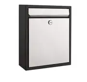 Modern Wall Mounted Locking Small Architectural Mailbox from