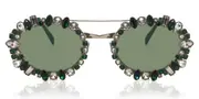Marni Waitomo Caves Silver NZ9 Men's Sunglasses Silver Size 49