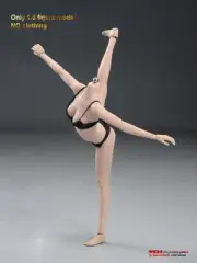 1/6 Seamless Female Action Figure Body Tbleague Suntan Mid Bust For 12inch Doll