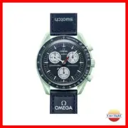 【FREE SHIPPING】Swatch x Omega Bioceramic MoonSwatch Mission on Earth SO33G100