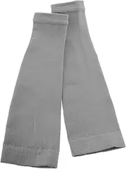 BESPORTBLE Sports Compression Leg Warmers Shin Guard Sleeves Youth Sleeves for Legs Men Leg Warmers for Men Leg Protection Socks Leg Sleeve for Women Shin Guards Adult Grey Nylon
