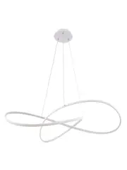 Orbit LED Colour-Shifting Medium Pendant in White