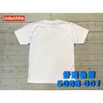 塞爾提克~免運 UNITED ATHLE 男生 運動T恤 短袖衣服 吸濕排汗 抗UV-UA 5088 素T白色-有大尺碼