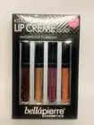 BELLAPIERRE KISS PROOF Waterproof Matte Lip Creme 4-Pack Incognito;Vivacious;Doe