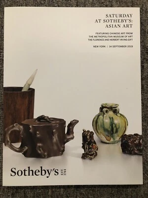 Sotheby's Asian Art Metropolitan Museum Herbert Irving New York 2019