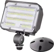 30W LED Flood Light with Knuckle, Photocell 5000K 4,050lm (200W Equivalent)