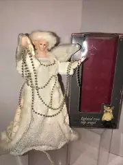 Vintage Angel Tree Topper K-Mart In Box 10”