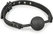 Fetish Collection Ball Gag with Silicone Ball, Black