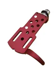 Phono Headshell Japanese Type Red with gold Insulated leads OFC Best Quality