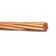 8 AWG 7 Strand Bare Copper Conductor Soft Drawn Ground Wire