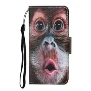 Monkey Flip Wallet Phone Case For iPhone 11 12 13 Pro Max XR XS 6 7 8 SE 2020