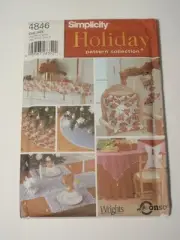 Simplicity 4846 Holiday Decorations Pattern UNCUT FF