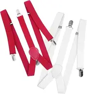 [TEMPNAP] 2pcs Heavy Duty Suspenders Clips Portable Lightweight Organizing Clips for Papers Photos and Files Woven for Everyday Use