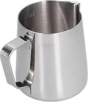 Stainless Steel Milk Frothing Pitcher for Baristas 400ml Steaming Jug with Scale Coffee Art Pitcher