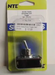 Carling NTE 54-055 DPST ON-OFF 16 Amp 125VAC/DC Switch 8A 250VAC/DC 1/2" Hole