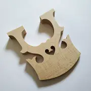Baroque Style 4/4 Cello Maple Bridge Accessory String Fitting Top Maple Wood