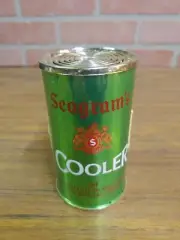 Vintage Seagram's Cooler Can, Working Transistor AM Radio