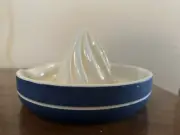 Mason Cash Cloverleaf T G Green blue & white lemon squeezer NEW
