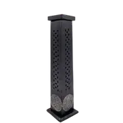 Wooden Tower Incense & Cone Burner- Penta