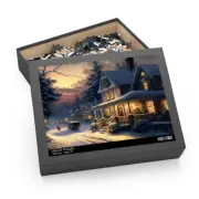 Thomas Kinkade style Puzzle (120, 252, 500-Piece)
