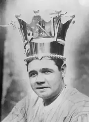 Babe Ruth Crowned Sultan Of Swat By New York Fans 1921 OLD BASEBALL PHOTO