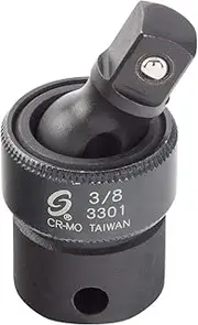 Sunex 3301 3/8-Inch Drive Impact Universal Joint, Standard, 6-Point, Cr-Mo