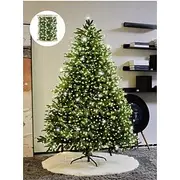 50M-500Leds/100M-1000Leds Outdoor High Brightness Copper Wire Light String Large Solar Panel Courtyard Eaves Christmas Trees Balconies Fences Holy Festival Atm