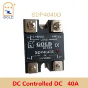 1pcs GOLD Small DC Solid State Relay 40A SDP4040D DC Controlled DC Module