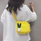 日系簡約帆布包女小包包2023韓版純色通勤休閒百搭手機斜背包