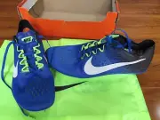 New NIKE Zoom Victory Elite 2 Spikes Running Shoes MENS 12.5 Blue 835998 $150.
