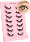 Lash Natural Wispy Eyelashes, False Eyelashes, Wispy Strips, Faux Mink Lashes,