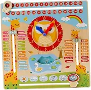 TOYANDONA 1pc Wooden Clock Digital Clock Alarm Clock for Counting Clock Watch Wall Clock Clock Timer