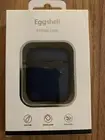 Eggshell 360 Silicone Protective Case for AirPods - Blue/Black(1st & 2nd Gen)