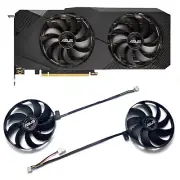 For ASUS RTX 2060s/2070/2080/2080s DUAL EVO Accessory Graphics Card Cooling Fan