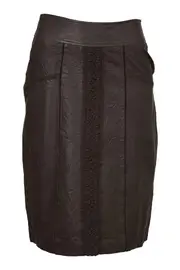 Harmony Leather Skirt--NOA-114981