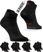 [Sesto Senso] 4 or 8 Pairs Sports Socks Running Socks Quarter Men Women