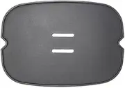 [CAMPAQUIP] Cast Iron Griddle | Fits Weber Q N Series | Q2000N | Q2200N | Q2600N+ | Q2800N+ | Full Cooking or BBQ Hot Plate | Heavy-Duty & Non-Stick | Ideal for Grilling & Searing