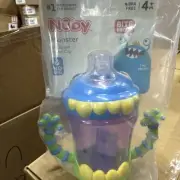 NUBY IMONSTER SOFT SPOUT TRAINER CUP BITE PROOF 4m+