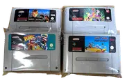 Resealable Protective Plastic Sleeves for Super Nintendo SNES Dropdown Menu