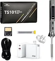 TOOLSAGE TS101-I Tips Digit Soldering Iron With PD 65W Power Supply Kit Upgrade Smart Programmable 50-400℃ Adjustable